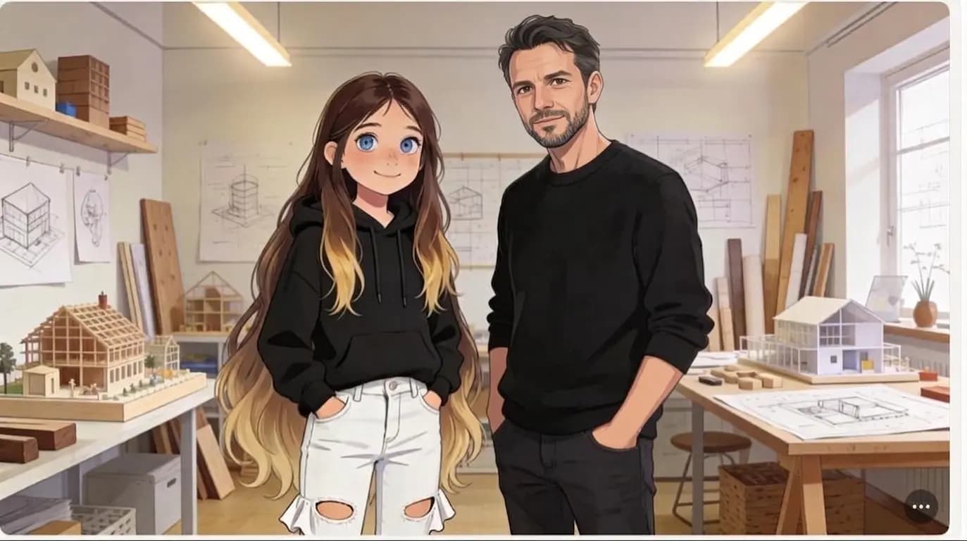 Illustration zu Architektur und Gebäudeplanung