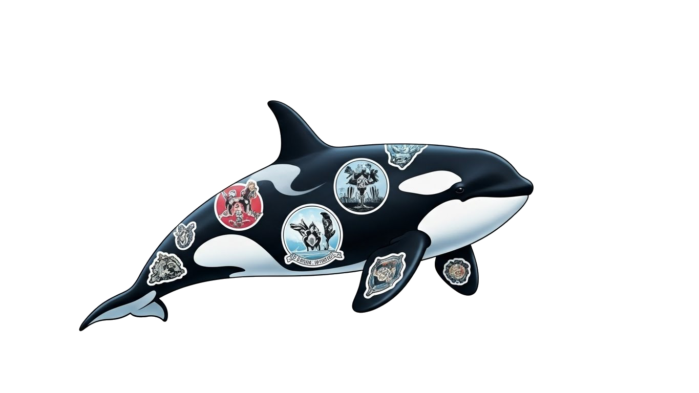 Orca Sticker